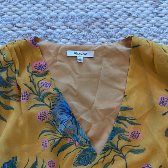 Madewell yellow flower sundress - Picture 2 of 6